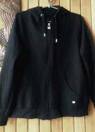 House cпортивна куртка спортивна кофта худі толстовка світшот ветрівка чорна трикотажна три нитка8 фото