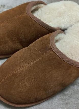 Тапочки домашние замш овчина муж. 45р.ugg австрии4 фото