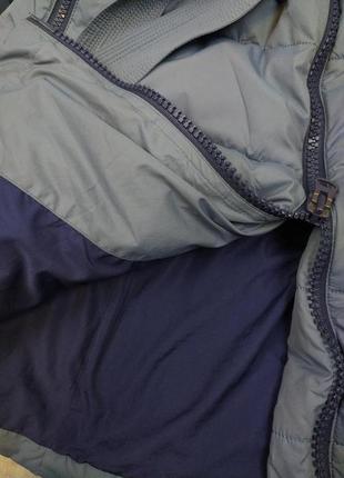 Женское зимнее пальто пуховик miss sun с сумкой муфтой цвет синий размер xl8 фото