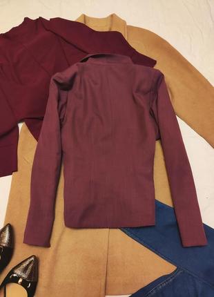 Пиджак жакет фиолетовый сливовый сиреневый классический деловой дороти перкинс3 фото
