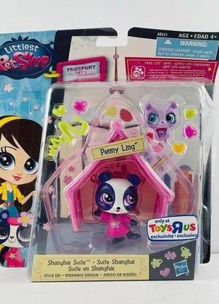 Littlest pet shop fashion panda (#3738) "shanghai suite" - шанхай-style hasbro