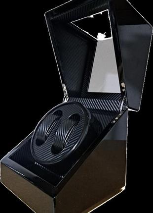 Шкатулка для подзавода часов. виндер для часов. тайммувер. черная