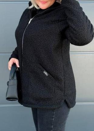 Жіноча шубка хутро  коротка 165 .43 куртка з капюшоном напівпальто (48-50, 52-54, 56-58 великі  розміри)7 фото