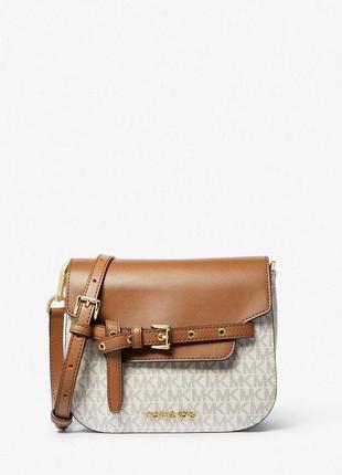 Женская сумка michael kors emilia small logo crossbody bag (35s2gu5c1b)