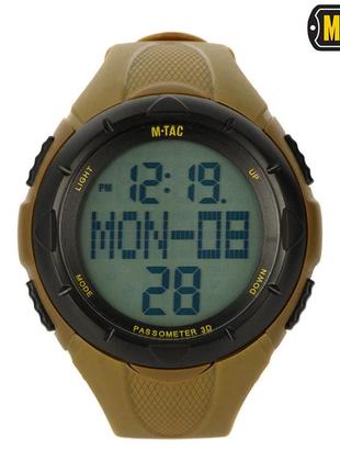M-tac годинник тактичний з крокоміром coyote2 фото