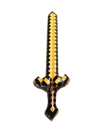 Игрушечный надувной алмазный меч в стиле майнкрафт 96 см1 фото
