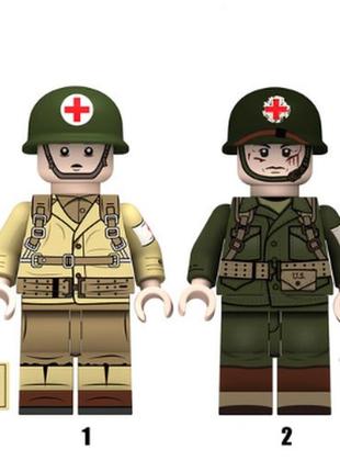 Фигурка солдатики вторая мировая война медики врачи санитары