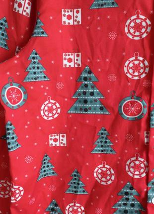Чоловіча новорічна сорочка довгий рукав різдвяна санта клаус олень червона м 467 фото