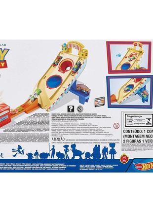 Ігровий набір hot wheels історія іграшок 4 disney pixar toy story buzz lightyear carnival rescue gcp246 фото