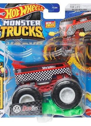 Машинка-внедорожник hot wheels monster trucks 1:64 drag bus fyj44/hlt12