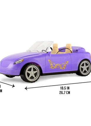 Фиолетовый кабриолет эллы (для 2 кукол) 30 см mga entertainment dream ella car cruiser 5781164 фото