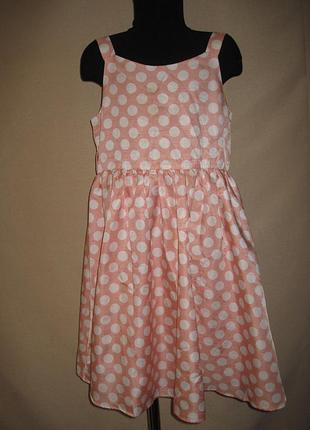 Платье в горох 11-12лет