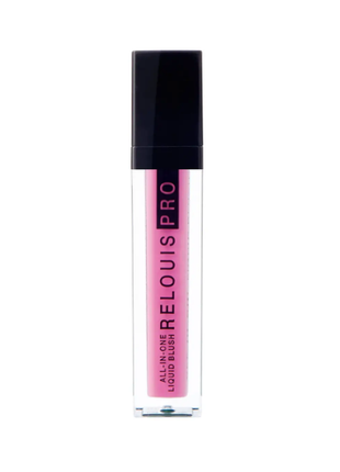 Рум'яна рідкі для обличчя relouis pro all-in-one liquid blush, 02 pink