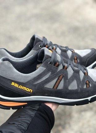 Мужские кроссовки salomon ultra track - натуральная кожа3 фото