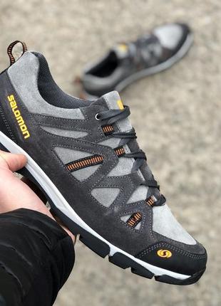 Мужские кроссовки salomon ultra track - натуральная кожа2 фото