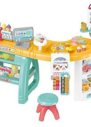 Дитячий ігровий набір магазин, дитяча інтерактивна каса, арт. 668-65