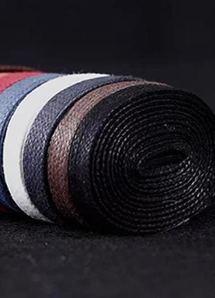 Плоские шнурки с пропиткой для обуви, цветные, 120 см, s-07 c_29 фото