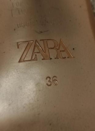 Zara 24,5 стелька ажурные босоножки7 фото