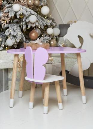 Детский деревянный столик и стульчик, детский стол и стульчик9 фото