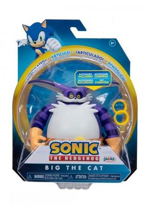 Ігрова фігурка з артикуляцією sonic the hedgehog - модерн кіт біг 10 cm