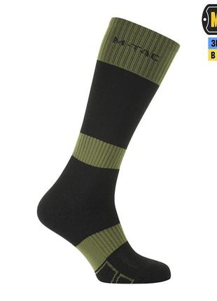 M-tac шкарпетки зимові ranger wool black/olive 38-404 фото