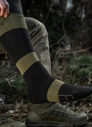 M-tac шкарпетки зимові ranger wool black/olive 38-407 фото