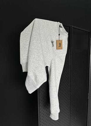 Cвитшот stussy серый | стусси стуси ск8 sk8 худи стиль бирки s m l xl с м л хл