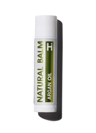 Захисний бальзам для губ з олією аргани hillary natural argana lip balm, 5 г1 фото