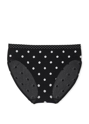 Бесшовные трусики в горошек victoria `s secret seamless dot brief panty size l