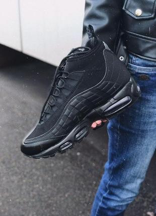 Кроссовки nike air max 95 sneakerboot "black"2 фото