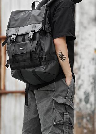 Рюкзак роллтоп adventure 0314 влагостойкий городской цвет черный 35 л