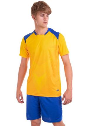 Форма футбольная lingo ld-m8627 р-р 48-50 желто-синий