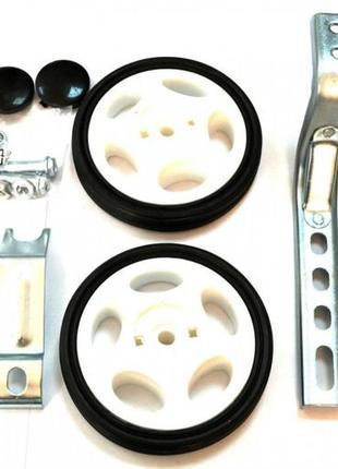 Колеса бічні страхувальні lumari hr20 12 -20 чорний/білий/сріблястий (hr20)