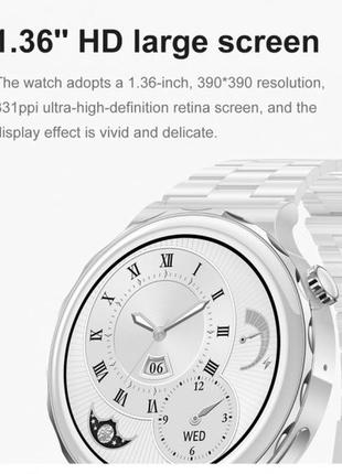 Diamond smart watch white10 фото