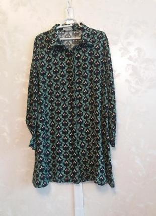 Платье-рубашка большой размер alice&you