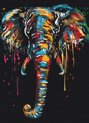 Слон в красках1 фото