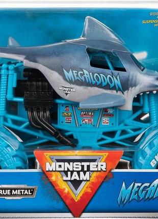 Джип-позашляховик монстр трак мегалодон монстр джем 1:24 megalodon monster jam 6060923