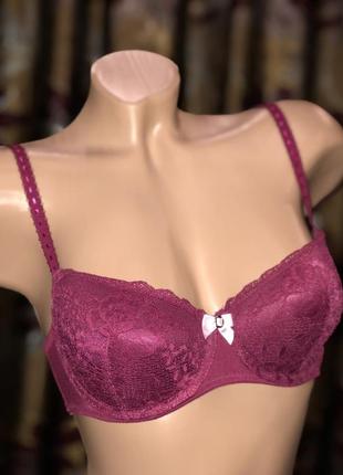 ⭐️ кружевной бюстгальтер балконет hunkemoller •75в ⭐️