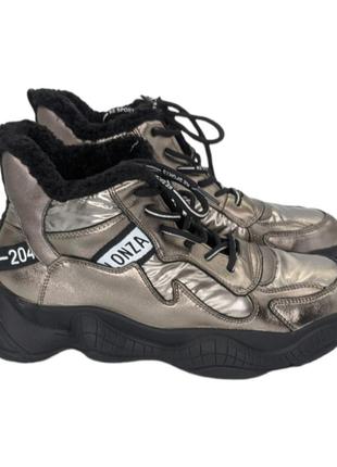 Кросівки sopra 38(р) бронзовий шкіра 0-1-1-f-80621-d