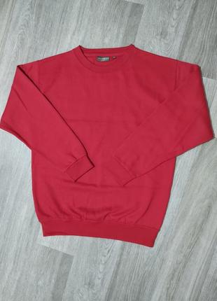 Мужской красный свитшот / premium / кофта / свитер / мужская одежда / чоловічий одяг /1 фото