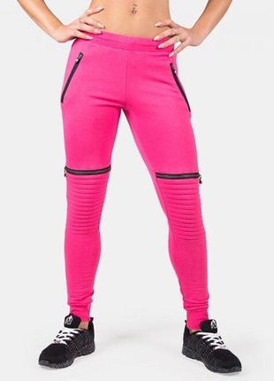 Спортивні штани tampa biker joggers (pink) gorilla wear
,джогери1 фото