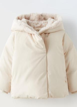 Зимова куртка zara, куртка zara, зимова куртка для дівчинки