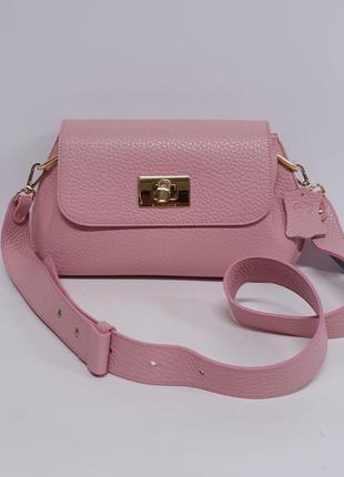 Сумка сумочка кросс боди фирмы di gregorio италия кожа