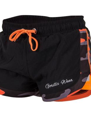 Спортивні жіночі шорти denver shorts (neon lime,pink,orange) gorilla wear4 фото