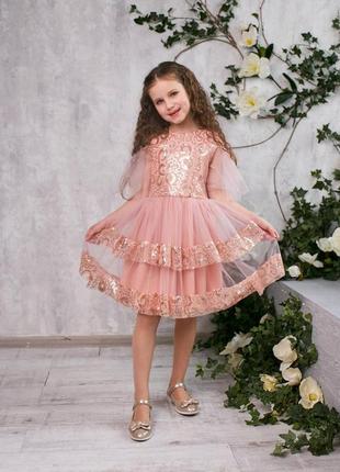 Розпродаж‼️святкова сукня для дівчаток,  новорічна сукня для дівчаток, плаття дл дівчаток, нарядні плаття дитячі4 фото