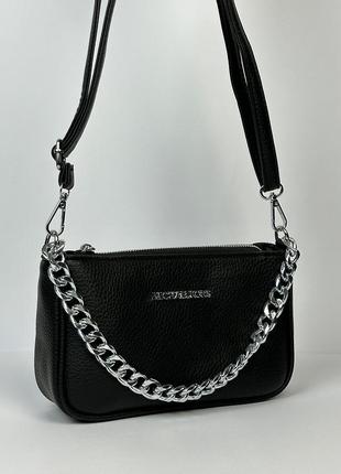 Жіноча сумка michael kors mini bag black2 фото