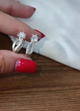 Серебряные серьги