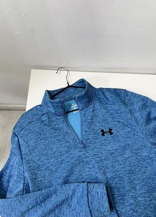 Утепленный лонгслив under armour zip 1⁄4 long sleeve7 фото