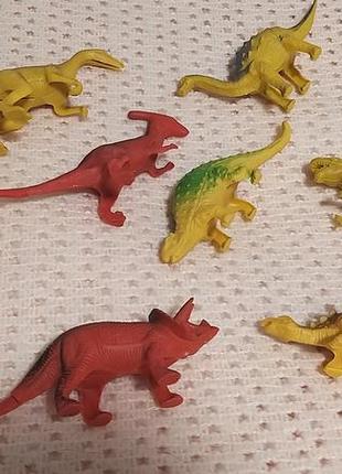 Динозавры набор 8 шт