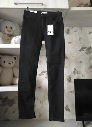 Джинси чорні штани 36 розмір 27 28 zara4 фото